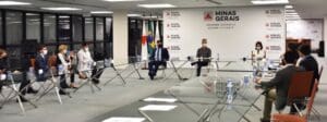 Em reuni&atilde;o com prefeitos das &ldquo;cidades-polo&rdquo; Zema anuncia repasse de R$ 46 milh&otilde;es para financiamento de leitos de UTI em abril