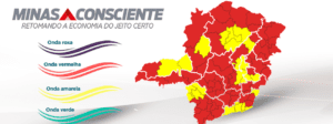 Macrorregi&atilde;o Norte regride e Estado tem 11 das 14 regi&otilde;es na onda vermelha do Minas Consciente