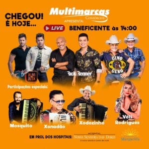 Vigil&acirc;ncia interrompe live solid&aacute;ria ao vivo com cantores famosos em Divin&oacute;polis; organizadores cobram explica&ccedil;&otilde;es