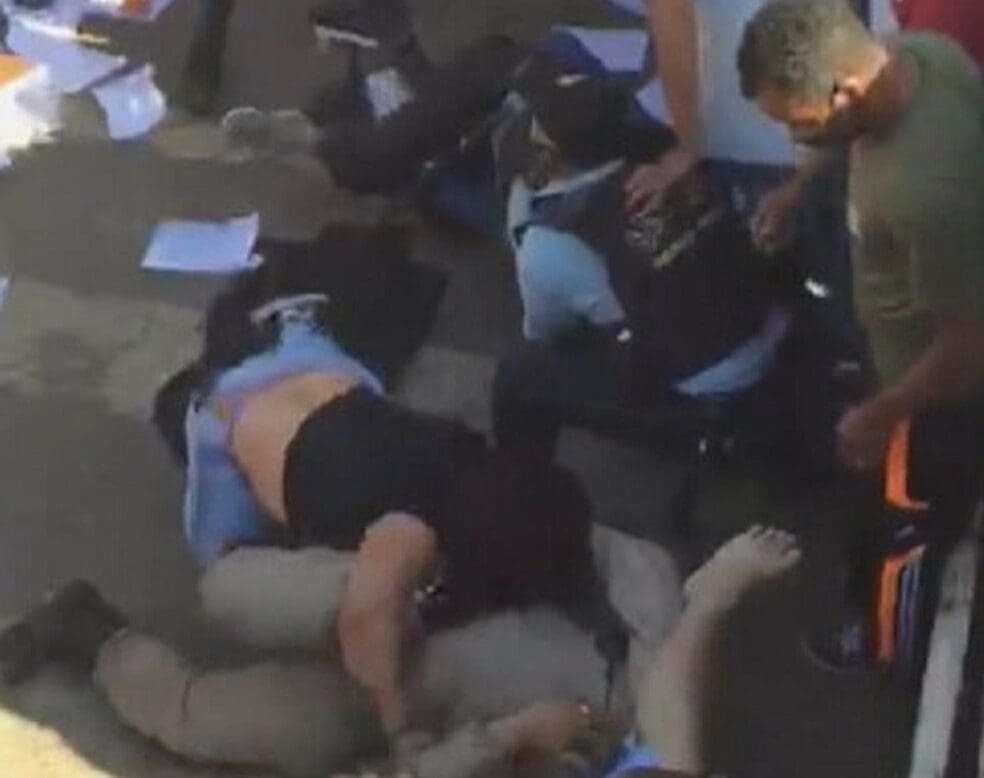 Policial Militar é hospitalizado depois de ser agredido em confusão na Ceasa; veja o vídeo