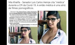 #Verificamos: &Eacute; falso que senador citou &lsquo;m&eacute;dica Mia Khalifa&rsquo; durante sess&atilde;o da CPI