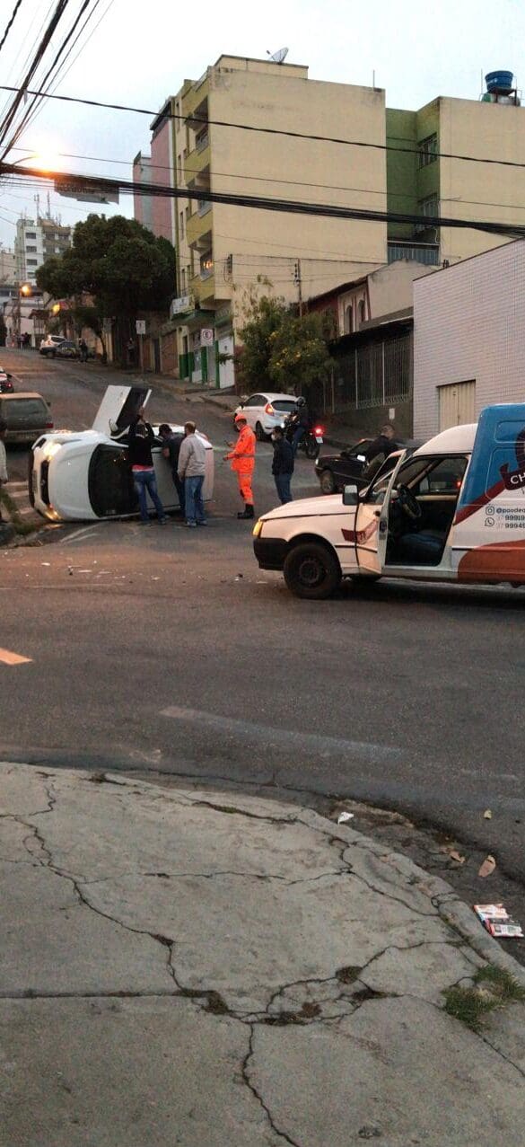 Confira novas informações do acidente no cruzamento da Rua Sergipe com Rua Espírito Santo