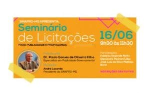 Sinapro-MG realiza Semin&aacute;rio de Licita&ccedil;&otilde;es para Publicidade e Propaganda dia 16