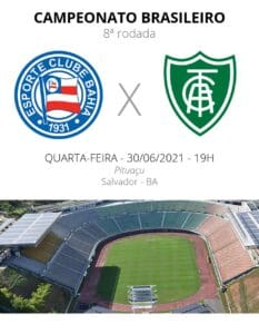 Continua a saga do Am&eacute;rica: vencer a primeira, agora diante do Bahia