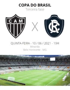 Atr&aacute;s da grana e das oitavas, Atl&eacute;tico recebe Remo pela Copa do Brasil com boa vantagem. A Minas FM transmite.