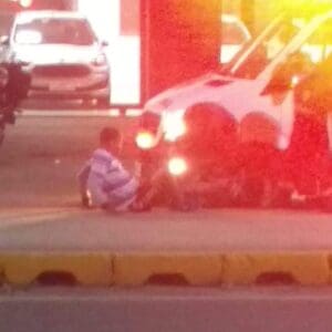 Atropelamento &eacute; registrado em Ita&uacute;na