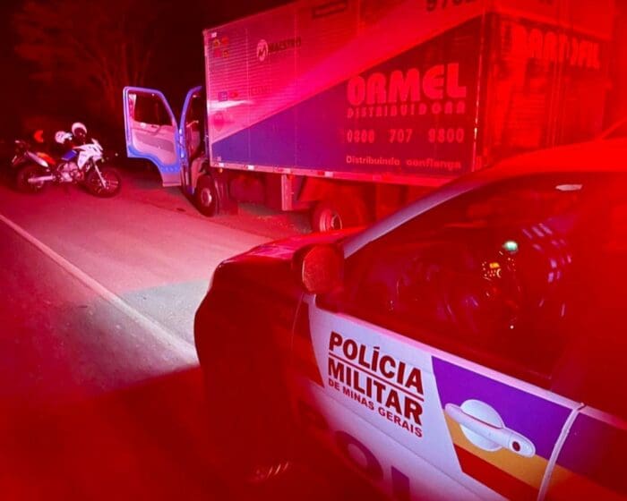 Bandidos armados rendem motorista e roubam caminhão