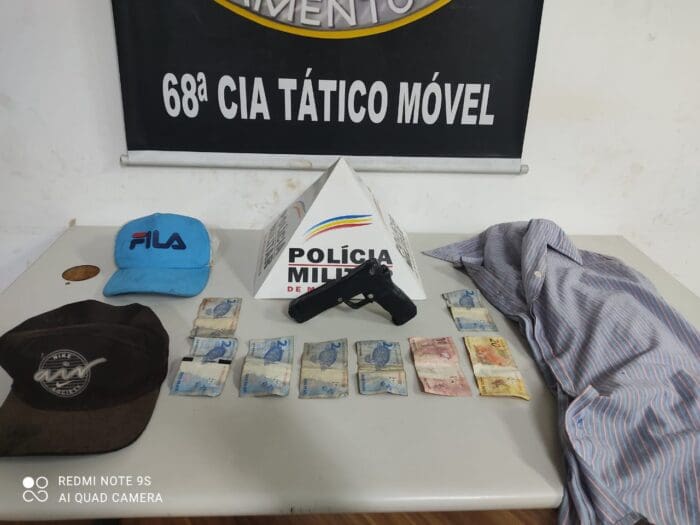 Acusado é preso após assaltar estabelecimento comercial