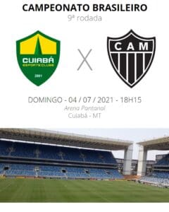 Para voltar ao G4, Atl&eacute;tico precisa vencer o Cuiab&aacute;. A Minas FM transmite.