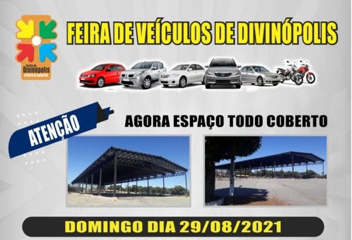 Feirão de Veículos acontece normalmente no domingo