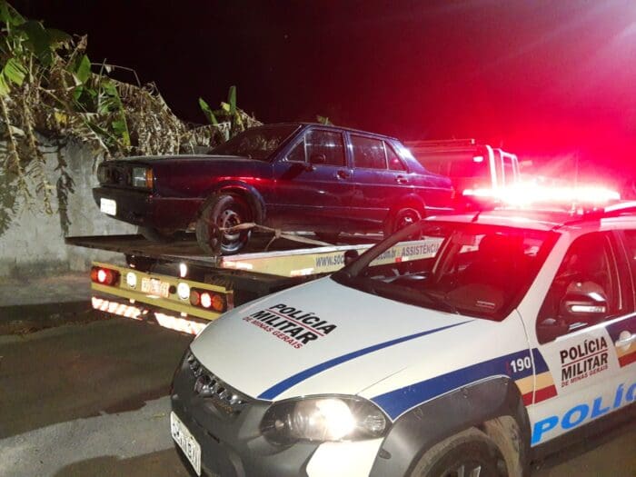 PM identifica, localiza e apreende veículo usado em homicídios