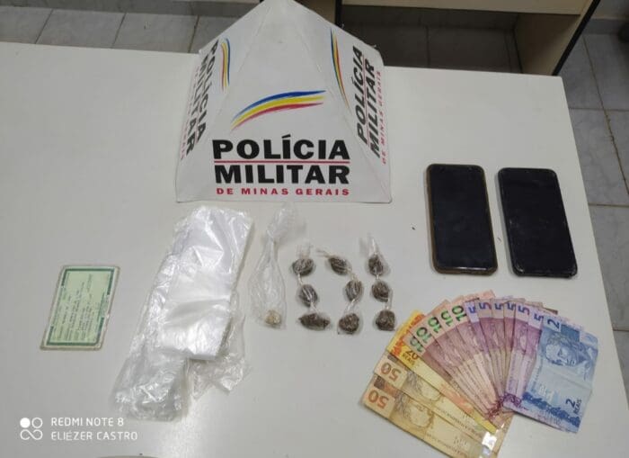 Durante Operação Região Mais Segura, PM apreende drogas com dupla