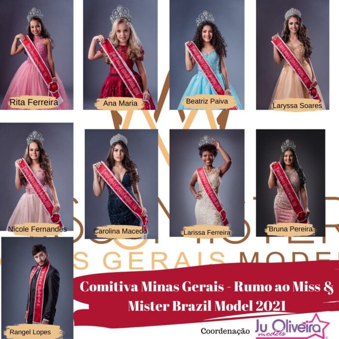 Comitiva Ju Oliveira para concurso Miss & Mister Brazil Model 2021