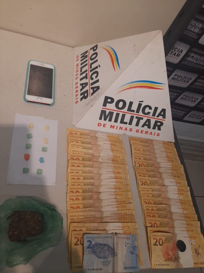 Jovem &eacute; preso na Rua Rio Grande do Sul em Divin&oacute;polis