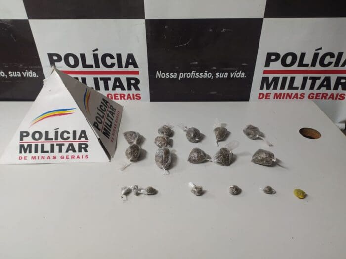 Adolescente é apreendido com drogas
