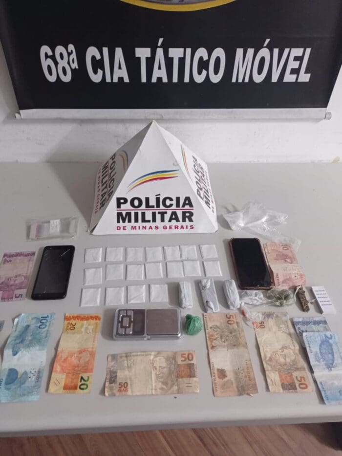 Homem preso por tráfico de drogas
