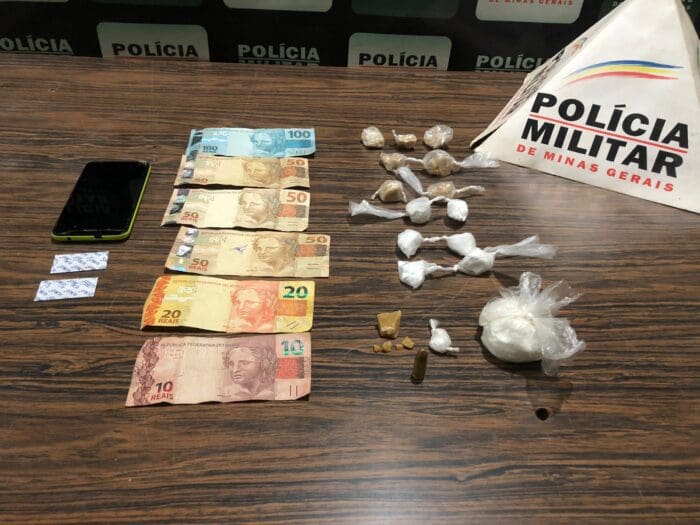 PM apreende drogas e munição durante cumprimento de mandado