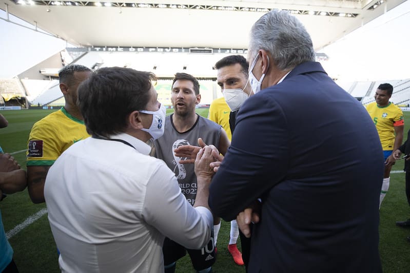 Jogo Brasil x Argentina é cancelado após descumprimento de protocolo sanitário