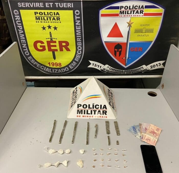 Após denúncia de tráfico de drogas jovem é preso no bairro Paraíso
