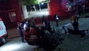 Jovem de Luz morre ap&oacute;s carro capotar na MG-164, em Bom Despacho