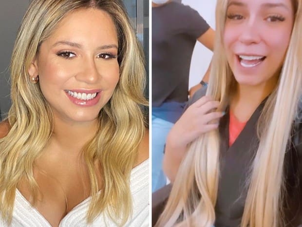 Marília Mendonça exibe novo visual nos cabelos