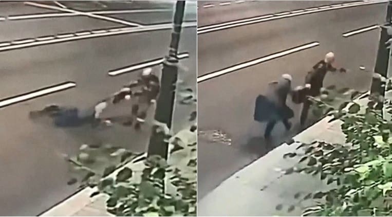 Jovem arrasta idosa no asfalto ao tentar roubar bolsa