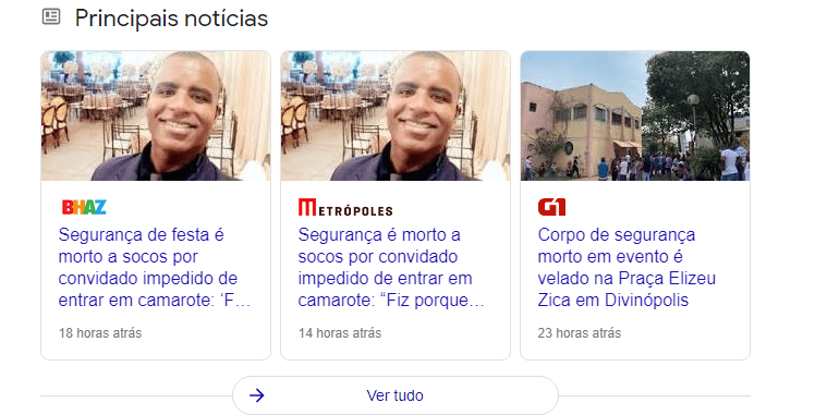 Morte de segurança Edson Carlos em Divinópolis repercute na imprensa nacional