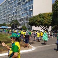 Acampamento de Manifestantes contra o STF em Brasilia