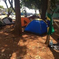 Acampamento de Manifestantes contra o STF em Brasilia