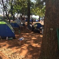Acampamento de Manifestantes contra o STF em Brasilia