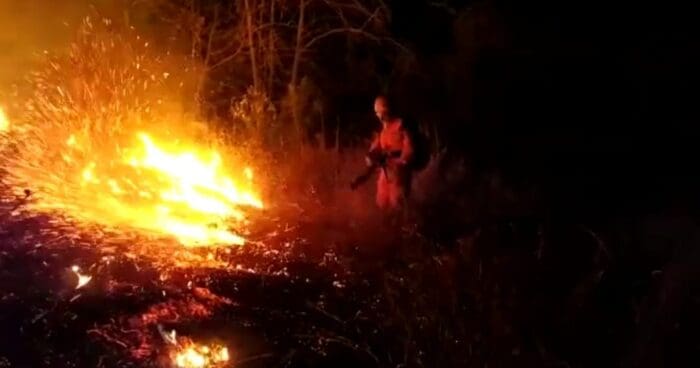 Incêndio é registrado em Formiga