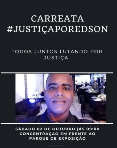 Carreata em prol do segurança Edson Carlos