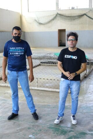 Vereador Diego Espino cobra providências para abandono do Poliesportivo de Ermida