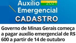 Governo de Minas iniciar&aacute; pagamento do aux&iacute;lio emergencial; confira se voc&ecirc; tem direito