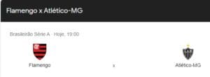 Hoje tem Flamengo x Atl&eacute;tico-MG as 19:00 , e a Minas FM 104,1mhz transmite.