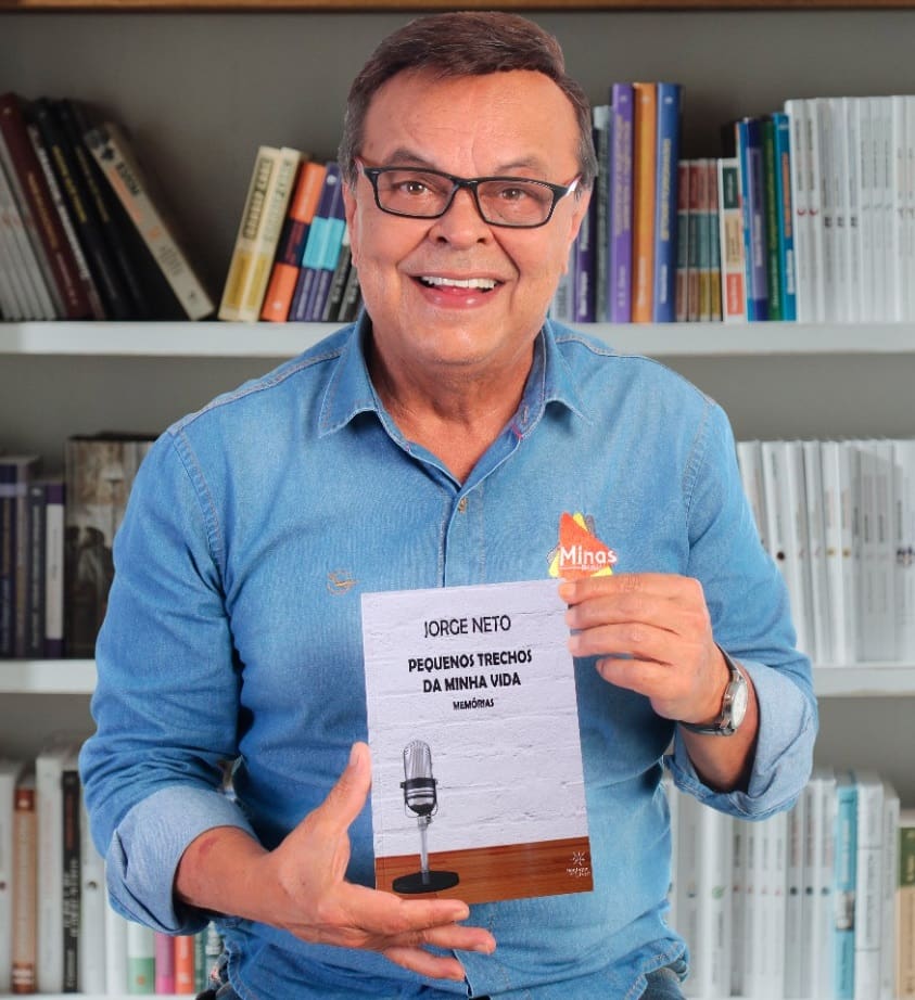 Jorge Neto lança livro “Pequenos trechos da minha vida”. Saiba onde adquirir