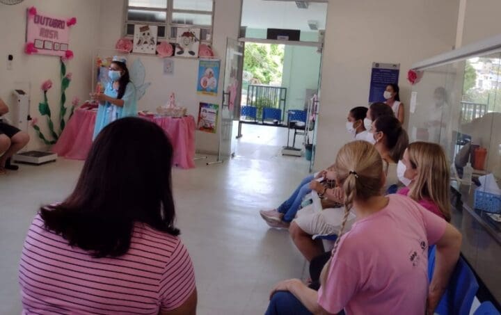 ESF Tietê realiza ação em prol do Outubro Rosa