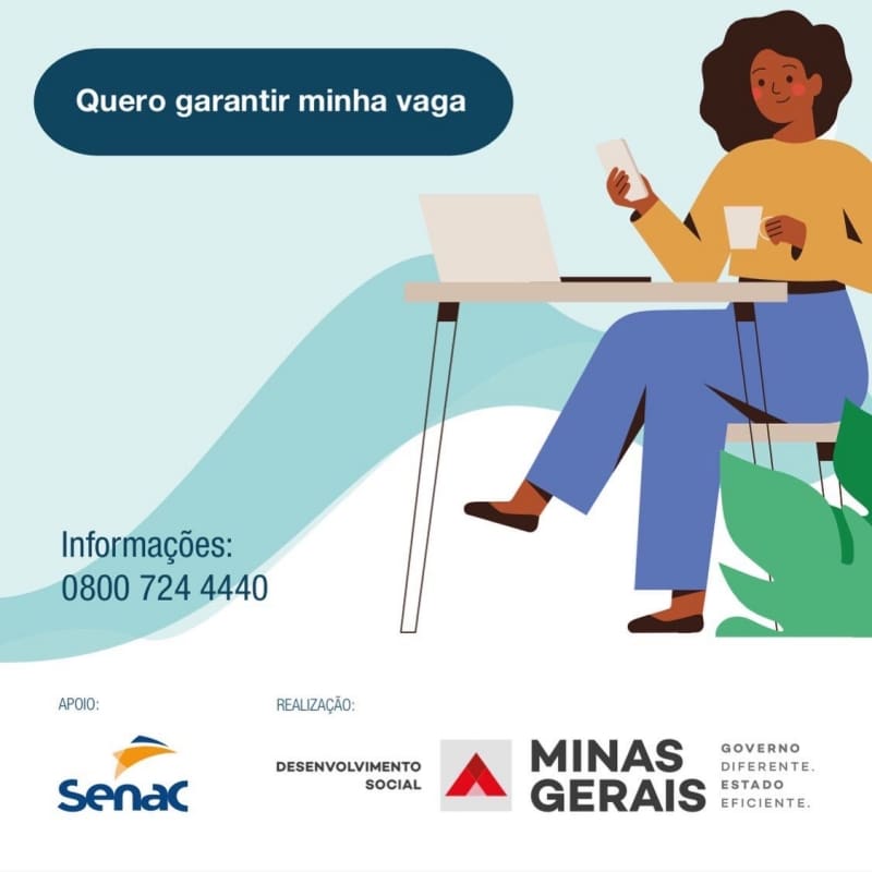 Prefeitura de Divinópolis em parceria com SENAC e Governo de Minas oferecem cursos gratuitos para população