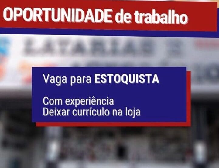 Oportunidade de emprego