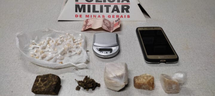 Diligências eficazes de militares resulta em apreensão de expressiva quantidade drogas