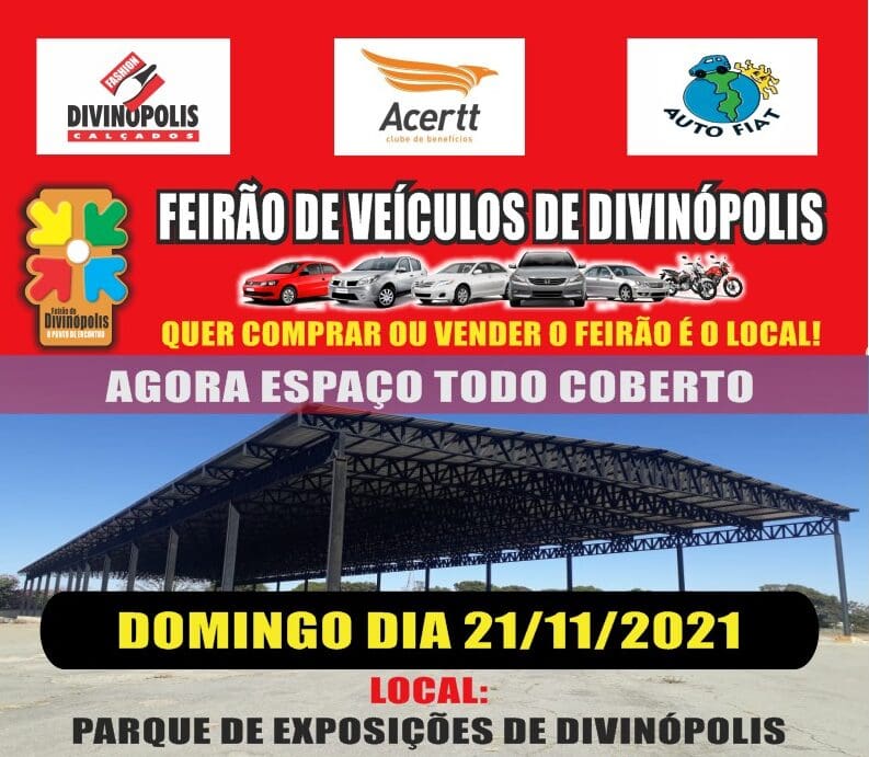 Confira programação do Feirão de Veículos para domingo