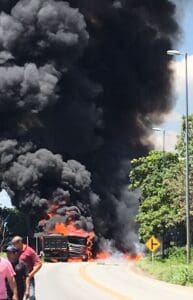 Acidente na BR 494 em Divinópolis
