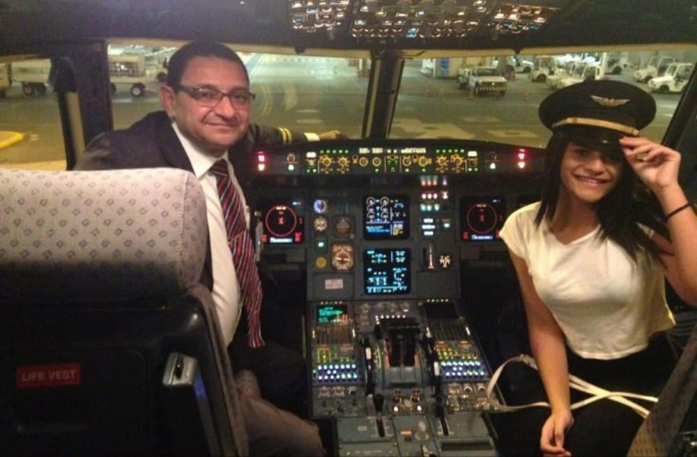 Filha de piloto de avião faz homenagem nas redes sociais: ‘Te amo para todo sempre. Descansa, pai’