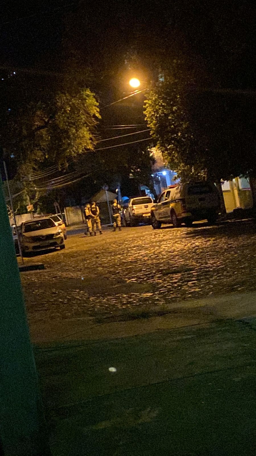 Polícia Militar no bairro Bom Pastor