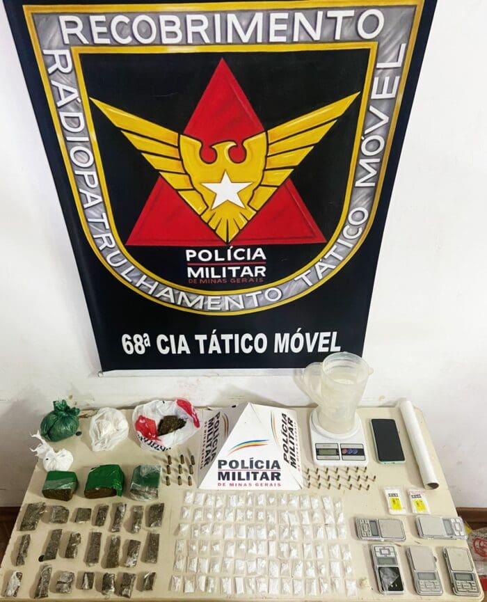 Apreensão de drogas em Nova Serrana