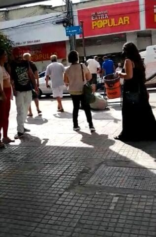Engavetamento é registrado na área central de Divinópolis