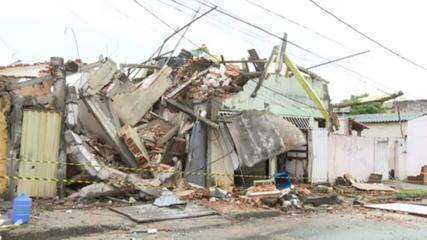 Dois prédios desabaram na madrugada desta terça-feira (7), na Região Norte de Belo Horizonte