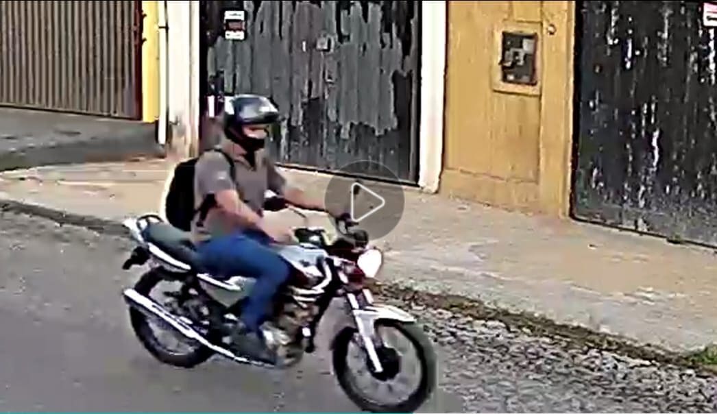 Exclusivo: tarado da moto prata também atacou mulher em Divinópolis; veja as imagens