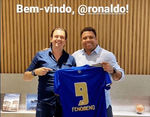 Contrato entre Cruzeiro e Ronaldo não é bem como se imaginava.