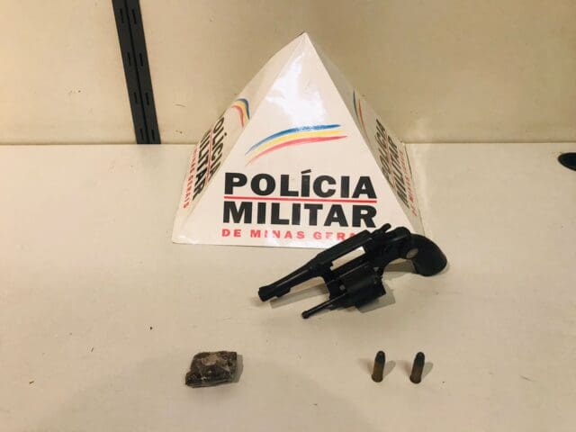 Arma de fogo apreendida pela PM